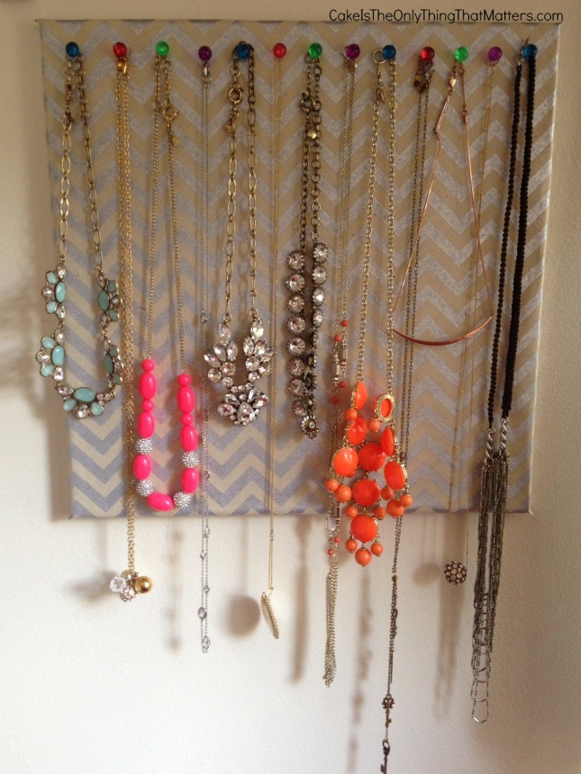 Incredibly easy to make, GORGEOUS way to display and store your statement necklaces