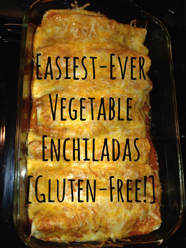 Literally never seen an enchilada recipe this easy before!  (And if you use corn tortillas they're gluten-free!)